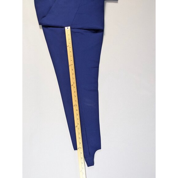 Vintage Ahlers Royal Blue Ski Pants Stirrup West Germany Wool Blend Size 10-12 - Picture 6 of 12
